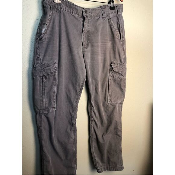 Carhartt Men's Rugged Flex Relaxed Fit Canvas Cargo Work Pant Size 38X 30 - Picture 5 of 16